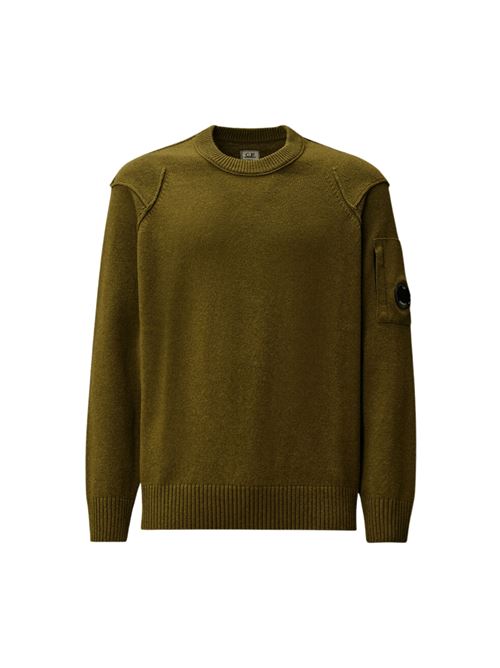 MAGLIONE GIROCOLLO IN LANA CON LENTE C.P. COMPANY | RFCMKN707A 110149A683